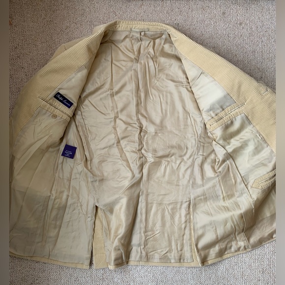 Ralph Lauren Purple Label Kent Cotton Corduroy Suit Jacket sz 44 L PWM3 - Picture 8 of 13